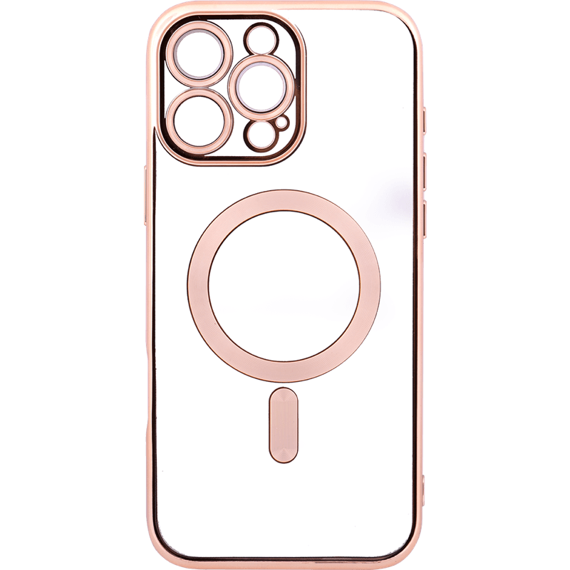 Etui WG Magic Eye Magnet iPhone 16 Pro złote tył