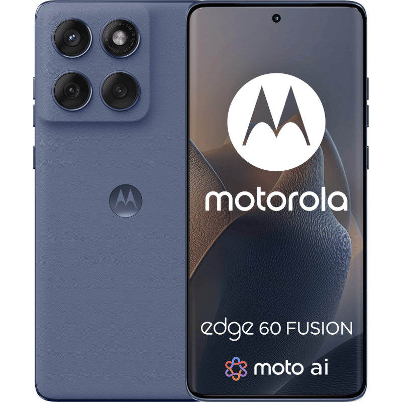 Motorola edge 60 fusion 5G 8/256GB stalowy front i tył