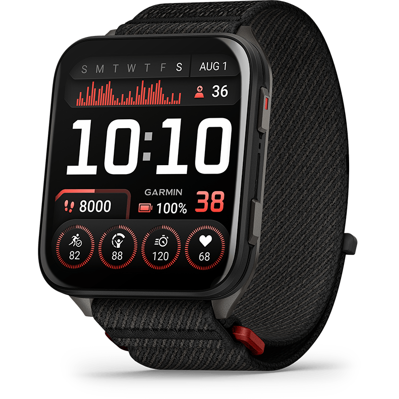 Garmin Venu X1 Czarny front lewy obrót