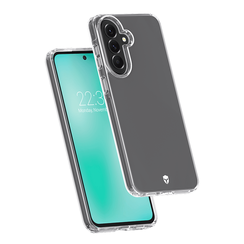 Etui Book Force Case z dożywotnią gwarancją Samsung Galaxy A57 BB przezroczyste front i tył