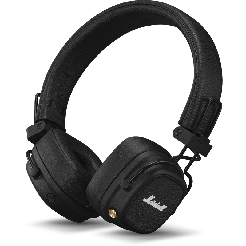 Marshall Major V bezprzewodowe słuchawki nauszne czarne